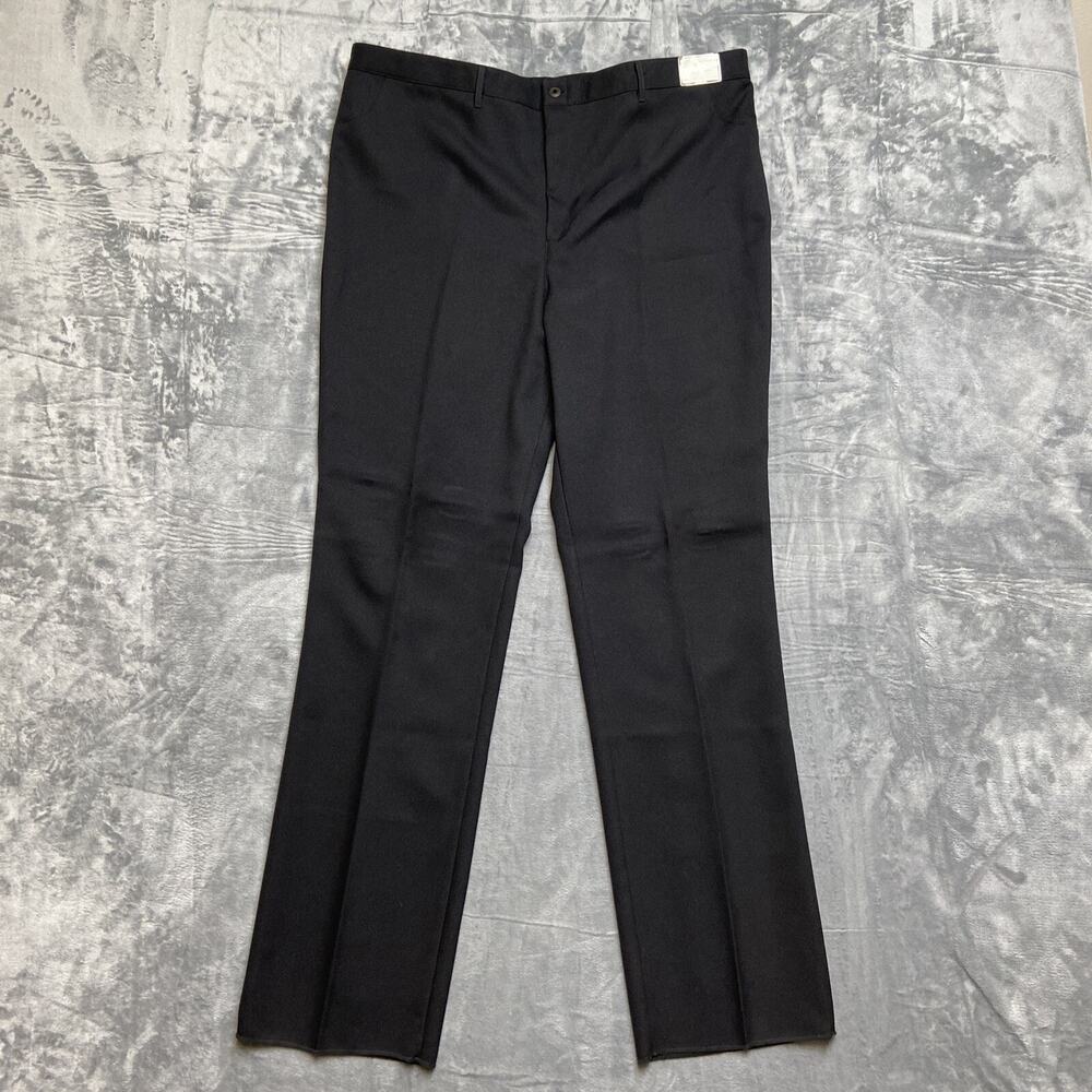 New Vintage Mesquite Niver Western Wear Show Pant Men's‎ 44 Black Unhemmed